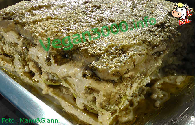  Vegan recipe - Lasagna with pesto