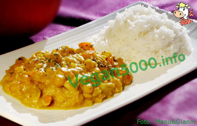 Foto numero 1 della ricetta Ceci e verdure all’indiana con riso Basmati