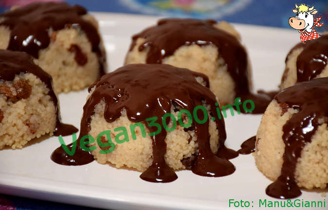 Foto numero 1 della ricetta Girasoli di couscous con crema al cioccolato