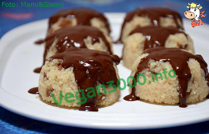 Foto numero 2 della ricetta Girasoli di couscous con crema al cioccolato