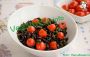 Venus black rice with lentils and tomatoes