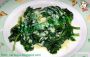 Spinach in cream of vegetable milk