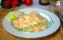 Risotto in sparkling wine with green apples